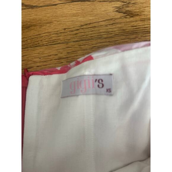 Gigii’s Hestia Off Shoulder Cutout Floral Mini Dress RARE NWT XS - Picture 5 of 6